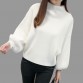 2018 New Winter Women Sweaters Fashion Turtleneck Batwing Sleeve Pullovers Loose Knitted Sweaters Female Jumper Tops