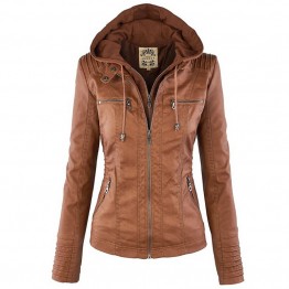 2018 Winter Faux Leather Jacket Women Casual Basic Coats Plus Size 7XL Ladies Basic Jackets Waterproof Windproof Coats Female 50