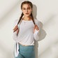 Colorvalue Breathable Side Tie Yoga Gym Shirts Long Sleeve Women O-neck Solid Training Fitness Tops Activewear with Thumb Holes