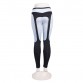 Plaid Yoga Pant Women Sport Leggings Fitness Tights 2018 Winter Black White Patchwork High Waist Pants Activewear