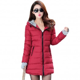 Women winter jacket 2018 high quality warm thicken female womens coat jacket long hooded outwear casaco feminino inverno 